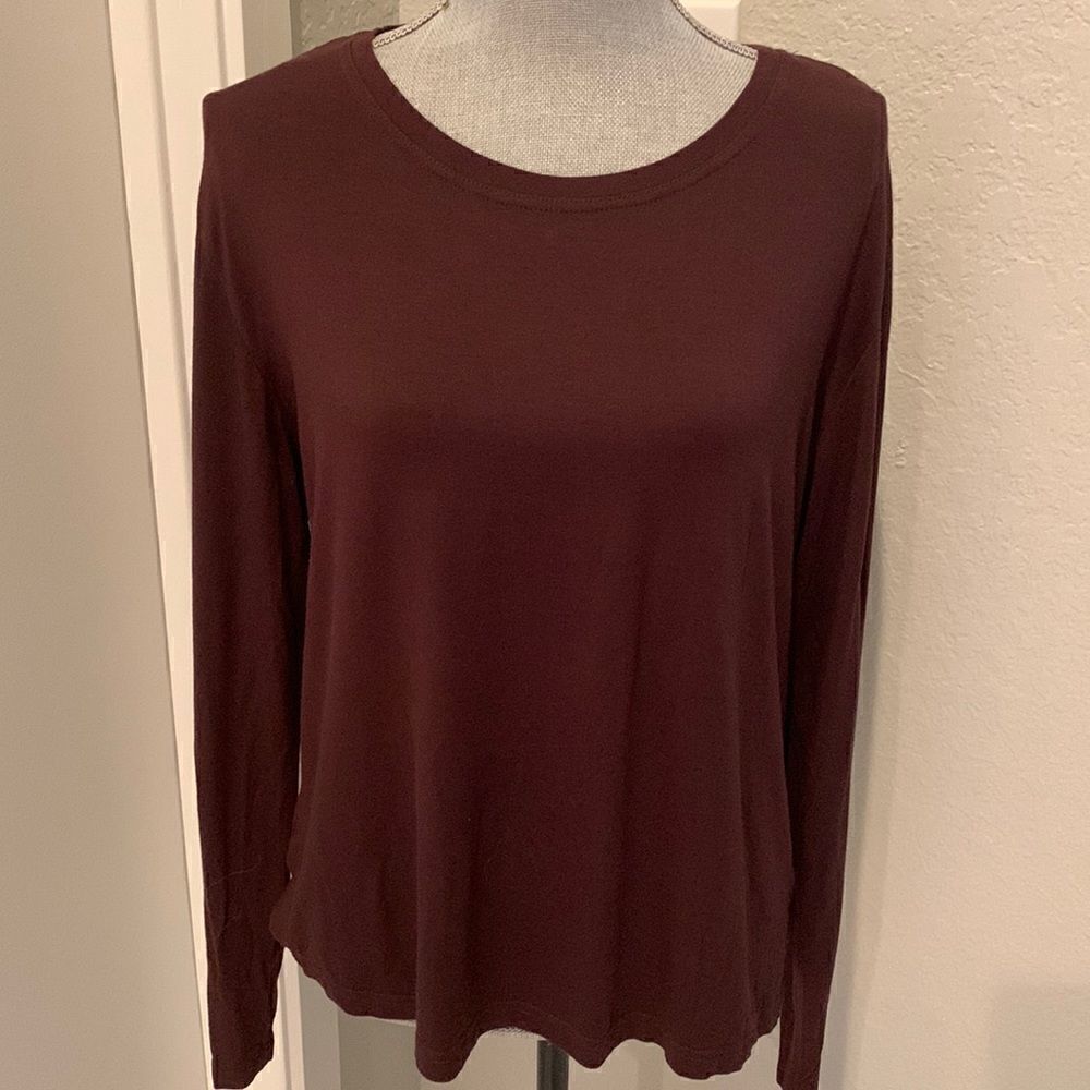 Script Brown Tee 